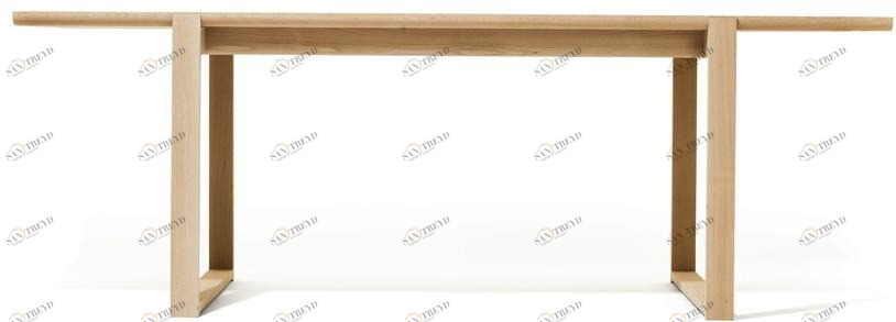 TON Прямоугольный стол из массива дерева Delta 421718