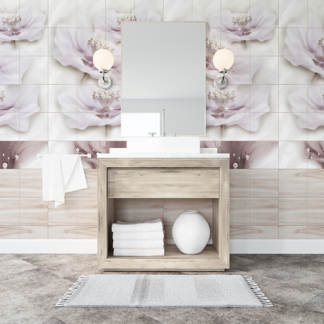 Панель пласт. "Новита" Флёр (Узор) 2,7*0,25 STSR-424 АКВАТОН Novita - Вид №3