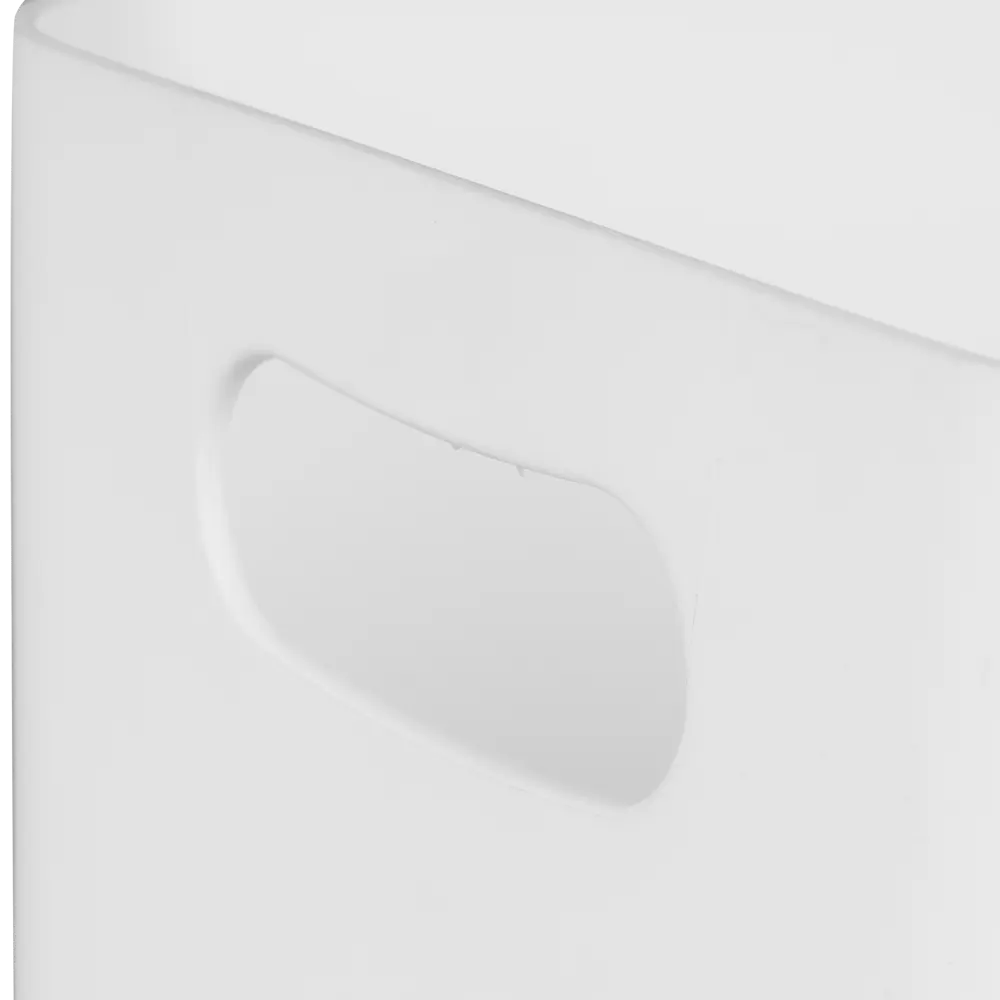 Ёмкость большая Berossi 22x12x15 см, пластик, цвет белый STLM-2046861 - Вид №1