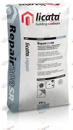 LICATA Тиксотропный цементный раствор, армированный фиброй Licata.repair sun-id-1401385