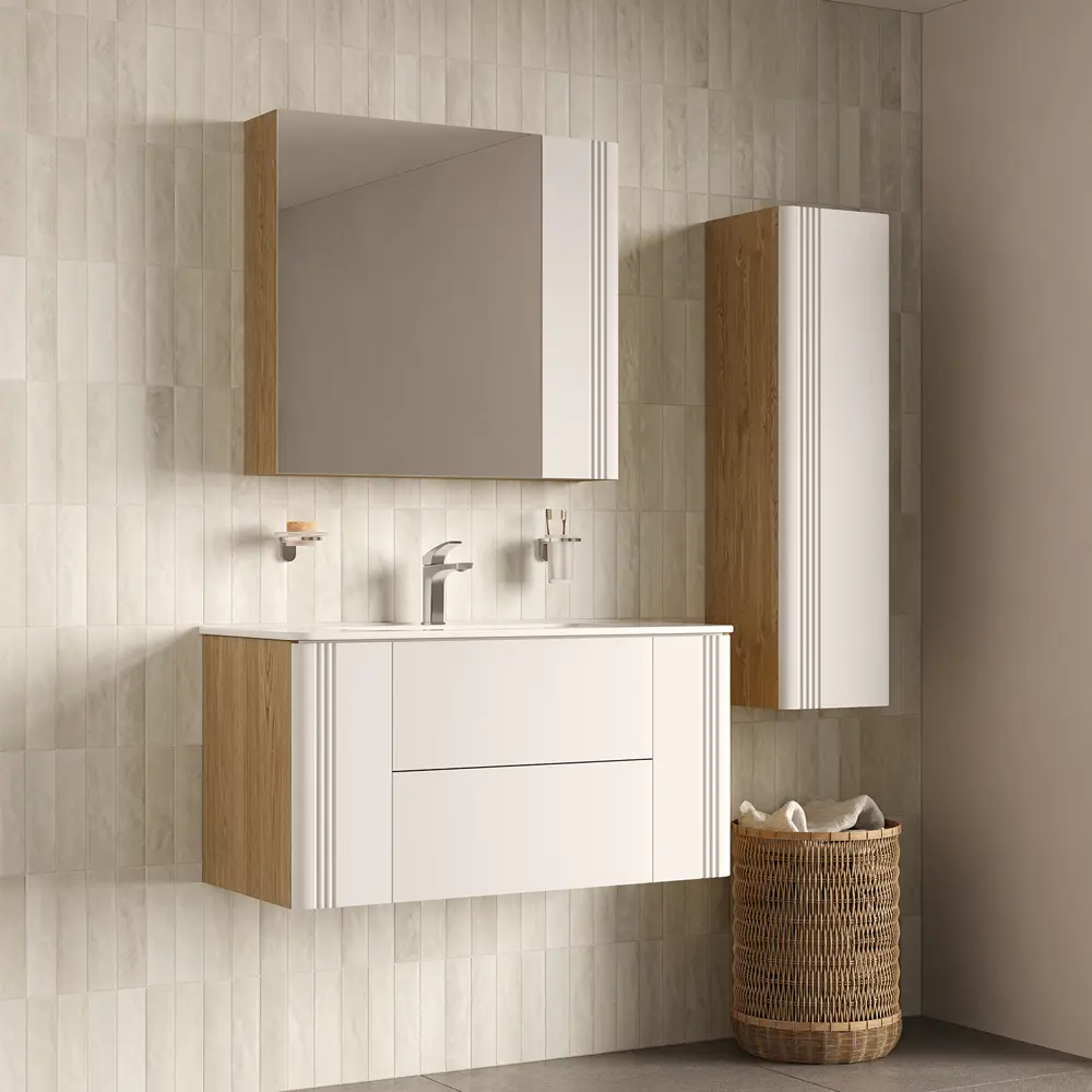 Корпус тумбы подвесной Iddis Lahta LAH10V0i95 50x98.4x43.3 см цвет дуб светлый STLM-2081621 - Вид №4