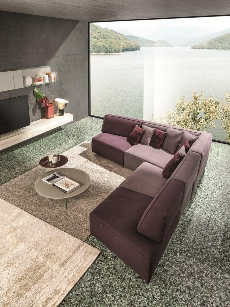 Lago Модульный угловой диван из ткани Slide sun-id-1423802 - Вид №1