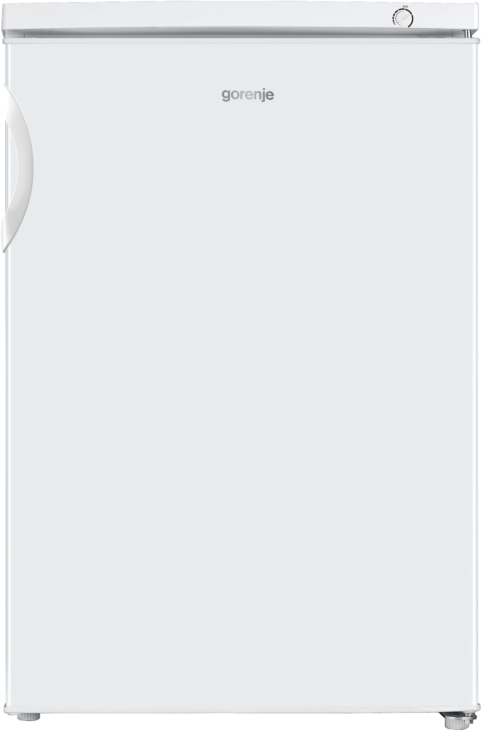 F492PW Морозильные камеры / класс энергопотребления: a++ объем брутто: 91 л тип установки: отдельностоящий прибор габаритные размеры (шхвхг): 56 × 84.5 × 57.9 см, белый Gorenje Santreyd  - Вид №1