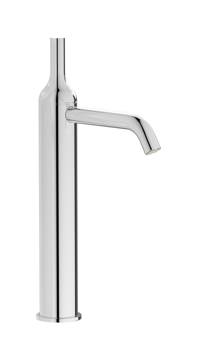 Высокий смеситель для раковины на 1 отверстие в комплекте с донным клапаном WE ARE IB bi202cc Chrome Batlo