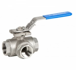 GENEBRE 2040 06 3-ходовой шаровой кран с уменьшенным отверстием Арт. 2040: отверстие «L» / Арт. 2041: Т-образное отверстие