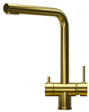 7011, ЗОЛОТО САТИН, СМЕСИТЕЛЬ КУХОННЫЙ