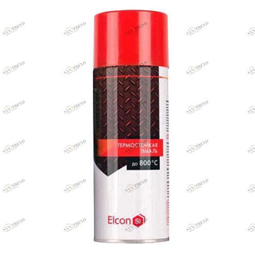 Эмаль термостойкая Elcon +500 красно-коричневая аэрозоль 520 мл Santreyd 4057