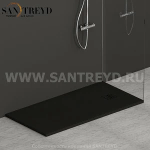 DP14070504 Душевой поддон 140х70 см цвет Черный бархат Globo DOCCIAPIETRA Италия