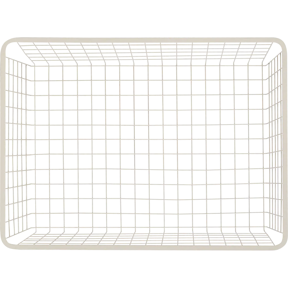 LARVIJ Корзина для стеллажа бежевая 55.5x41x18.5 см 84804131 STLM-0055424 - Вид №2