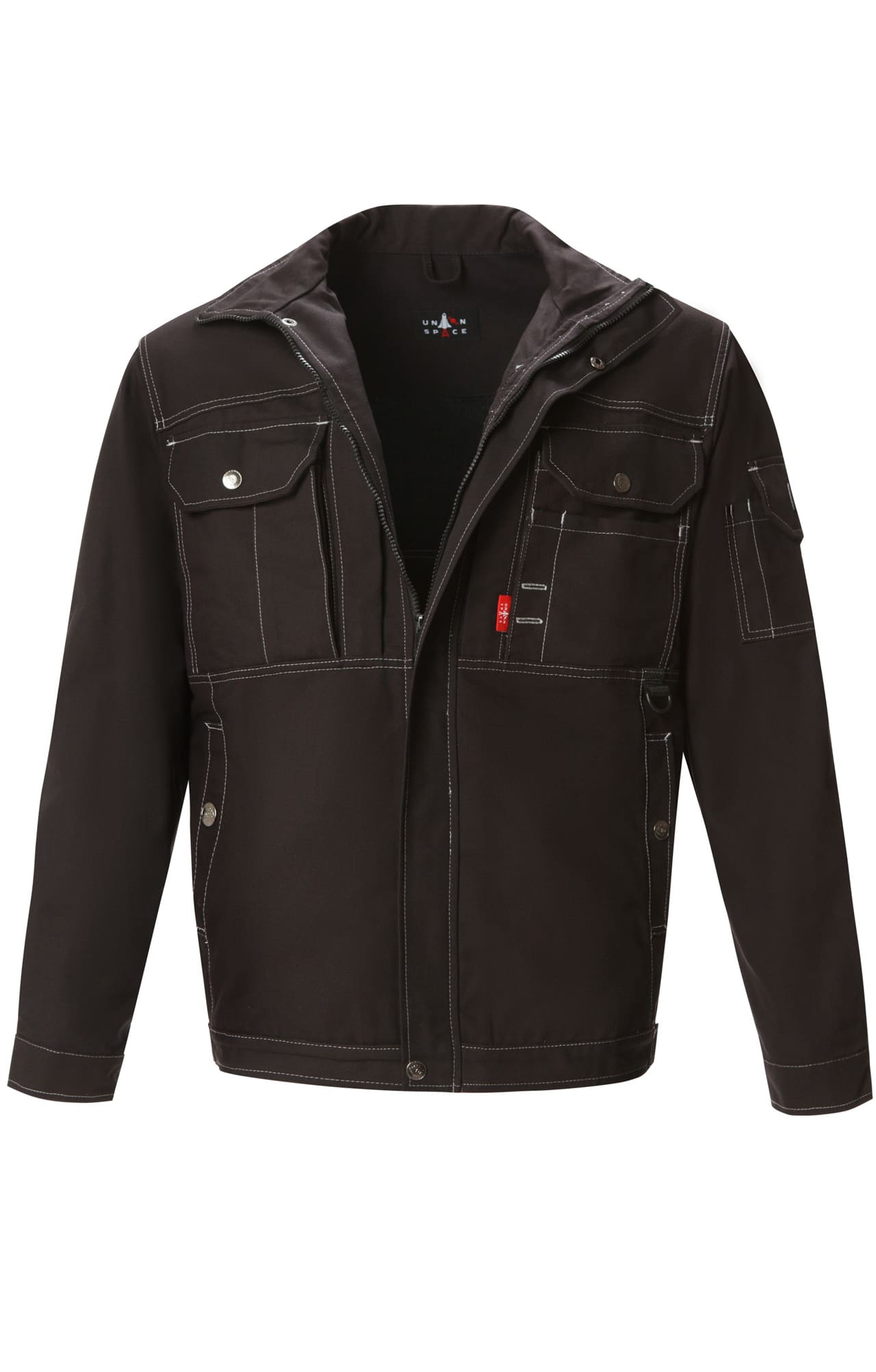62596 Куртка  черная Union Space  Летняя спецодежда  размер 60-62/182-188  - Вид №2