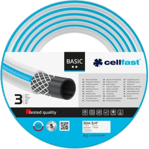 Шланг для полива CELLFAST 3/4" 50 м ПВХ 82567370 STLM-2158736