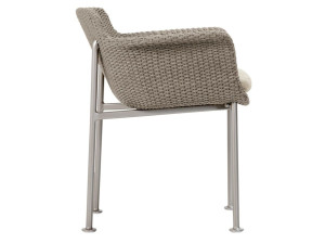 Стул из морской веревки с подлокотниками