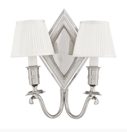 Бра Diamond Double от Eichholtz 107913 EICHHOLTZ EICHHOLTZ 059710 Белый;хром  - Вид №2