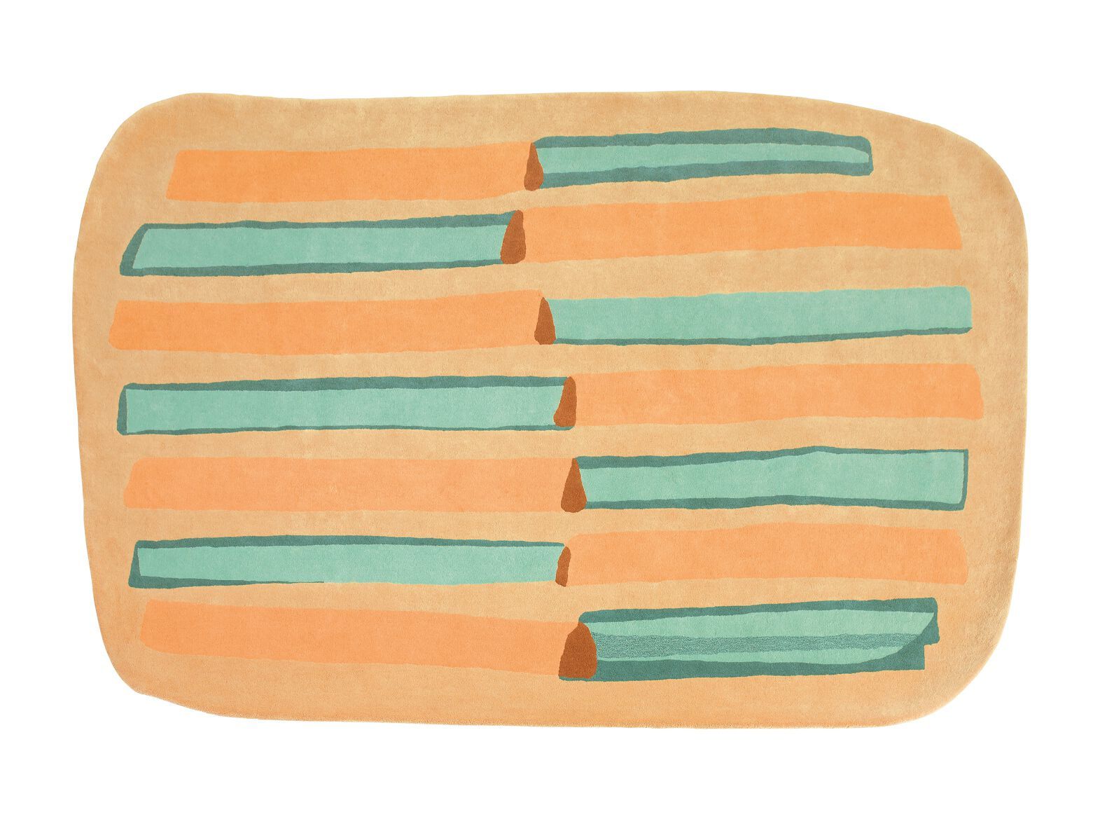 Полосатый гималайский шерстяной ковер Kartell PARAYS ARCH-00106815 - Вид №7