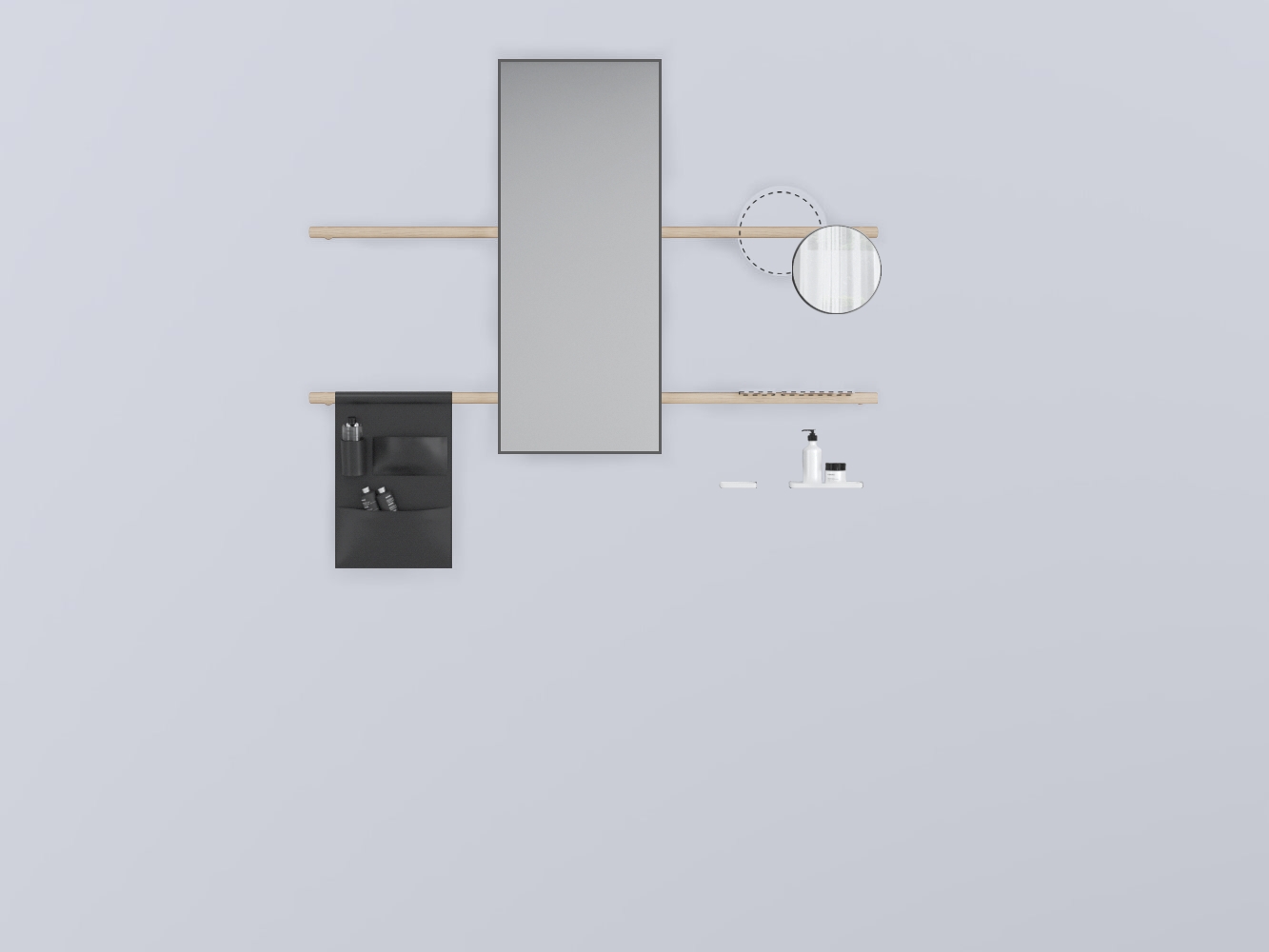 SWSTRE-RS+SWSPR-CM+SWSPI-CM+SWM10-BI+SWM20-BI+SWSCR-NE . прямоугольный дерево cielo Siwa Ceramica Cielo
