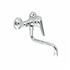 Смеситель настенный однорычажный, с поворотным изливом DREAM NEWFORM Италия