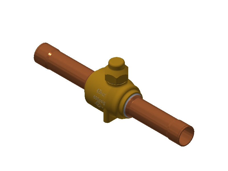 Danfoss GBC — Запорные шаровые краны для CO2 45 бар GBC 18s Кран запорный шаровой 009L7563  - Вид №11