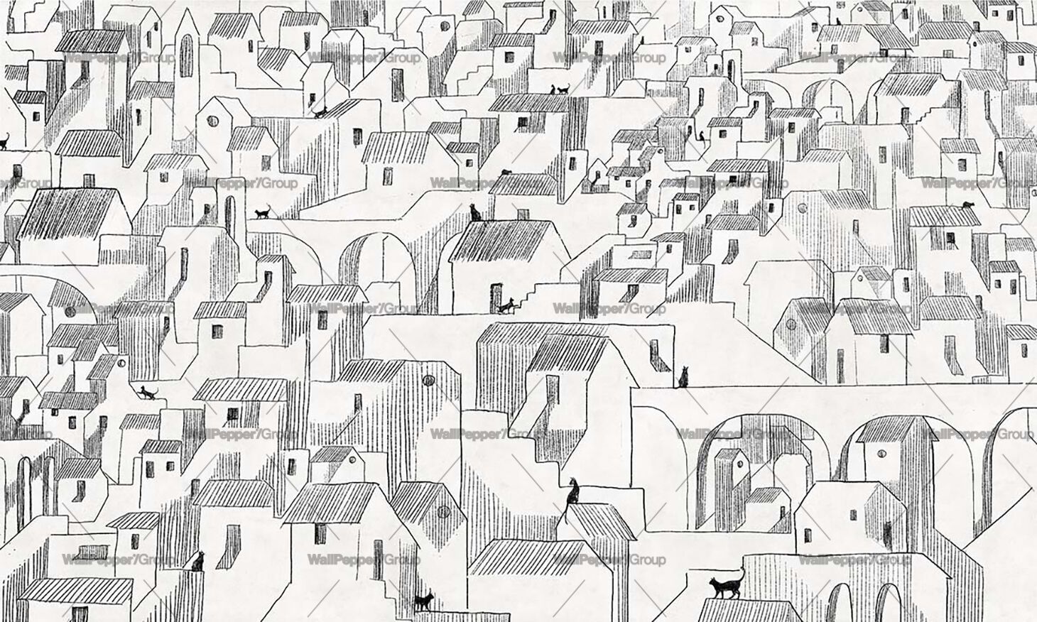 Carta da parati moderna, PVC free, eco-friendly, lavabile WallPepper Moderna-DATE ARCH-00082304 - Вид №2