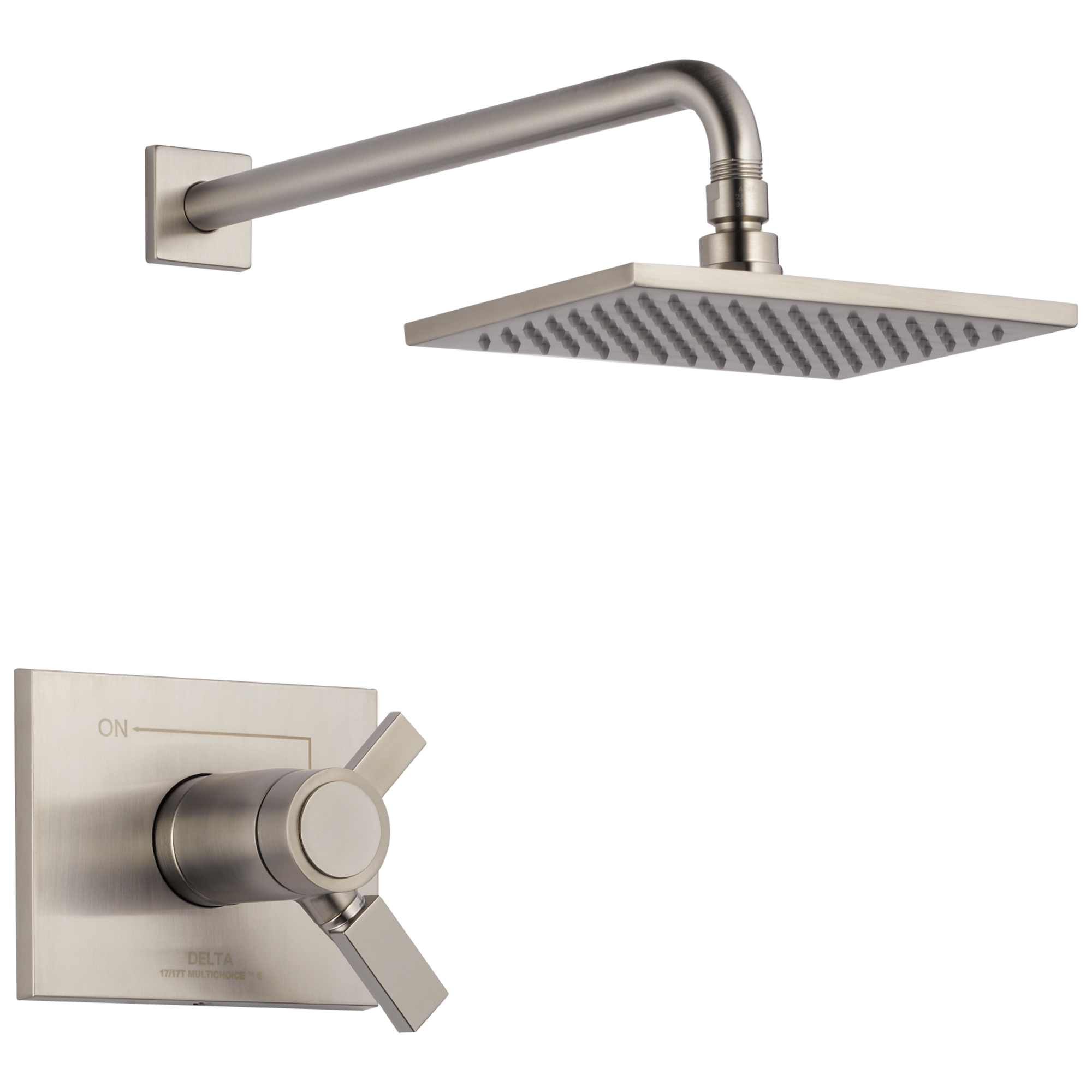 T11853-SS 3-позиционная регулировка 2-портового дивертора Delta Faucet Vero Нержавеющая сталь