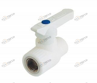 Кран шаровый KALDE D25х3/4" ВР с рычагом белый 3242VLB250C04