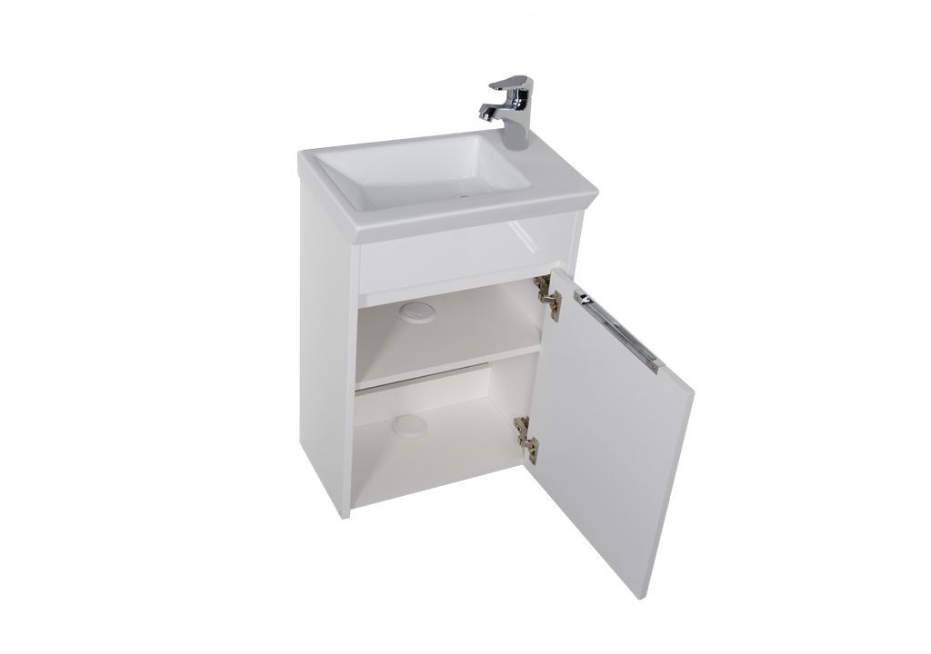 Тумба под раковину Aquanet Дувр 45 белый sun-id-275364 - Вид №3