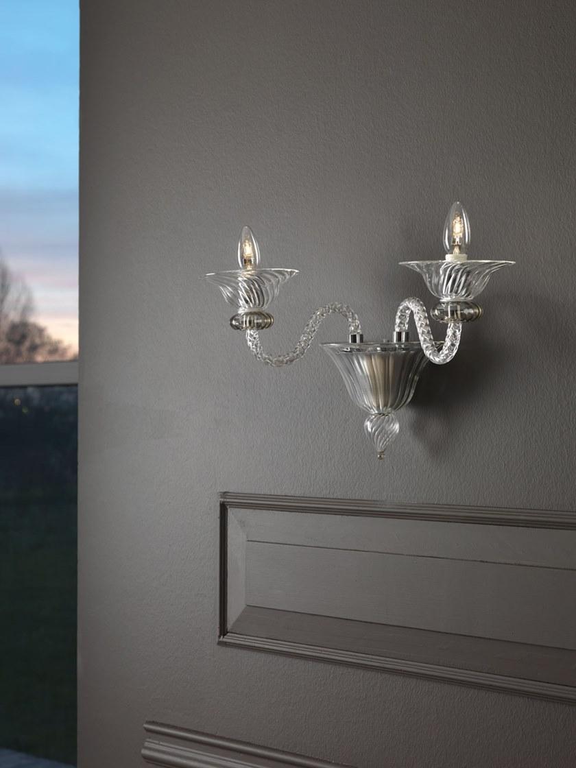 Cangini & Tucci Настенный светильник из дутого стекла Twist sun-id-1362388 - Вид №1