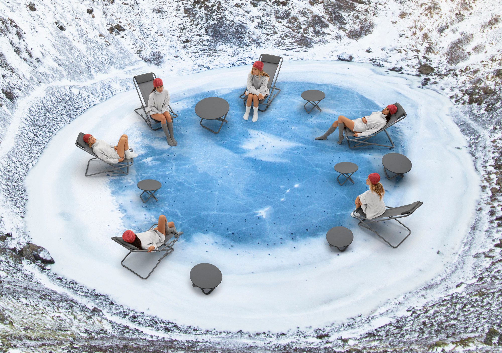 Алюминиевый складной садовый стол с термокрытием Diabla Trip ARCH-00092738 - Вид №3