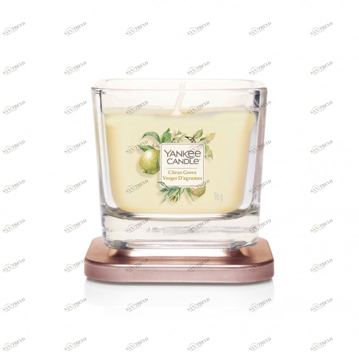 Свеча маленькая "Цитрусовая роща" 96гр 18-28 часов YANKEE CANDLE  268062 Бежевый 