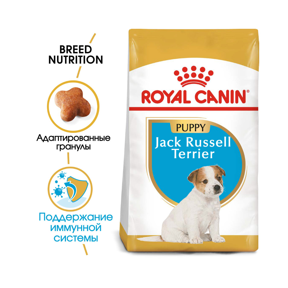 ПР0056346 Корм для щенков Jack Russell Terrier для породы Джек Рассел Терьер сух. 500г ROYAL CANIN  - Вид №1