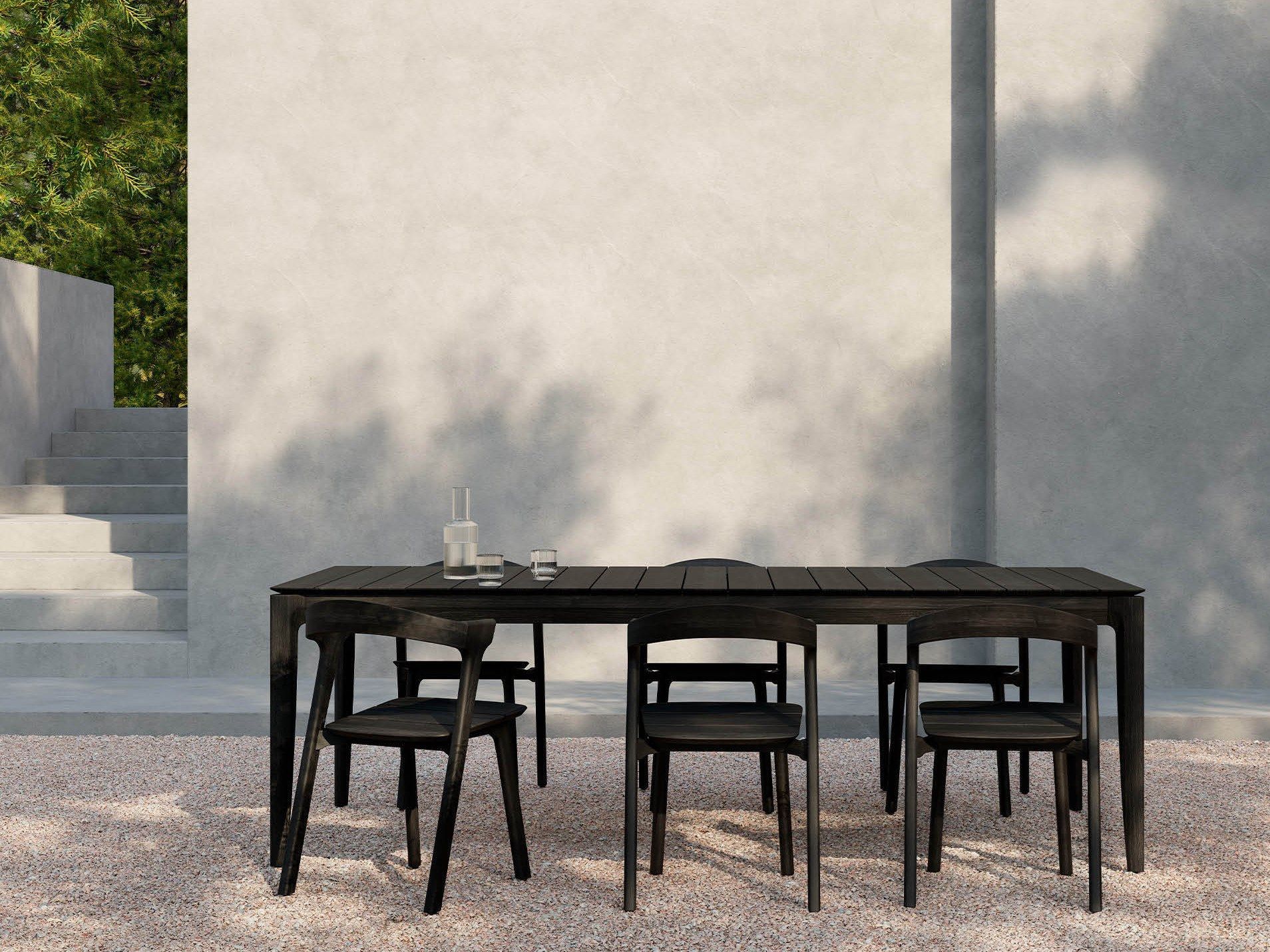 Прямоугольный садовый стол из тикового дерева Ethnicraft Bok ARCH-00064851 - Вид №9