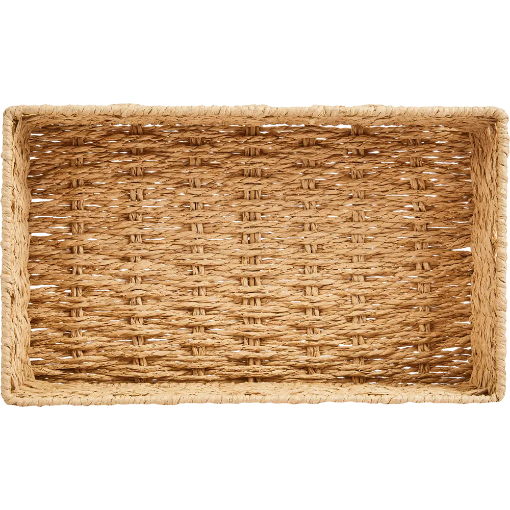 Корзина для хранения 30x8x18 см бумага цвет бежевый SPACEO Kub STLM-2040132 - Вид №2