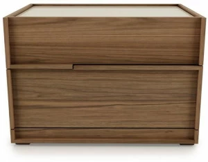 Huppé Прямоугольная тумбочка из орехового дерева с ящиками Swan 4043qsv - 4044qsv