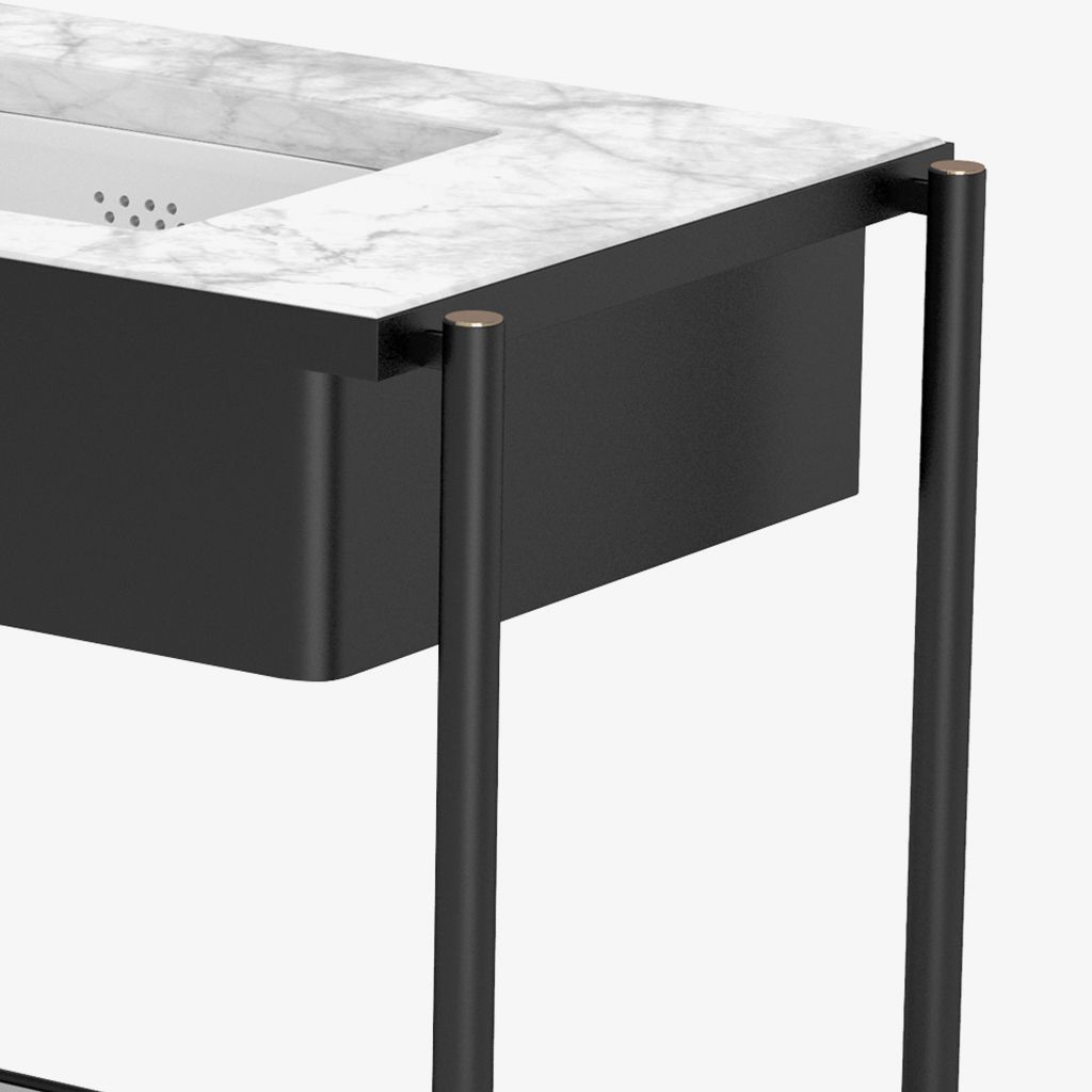 BNWS02 Напольная раковина стоящая прямоугольная Waterworks Bond - Вид №1