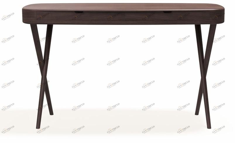 AMURA Прямоугольный деревянный стол с ящиками  Am090.t490 