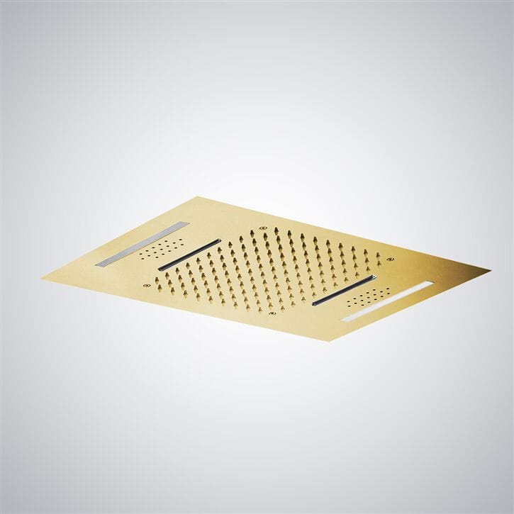 Светодиодная потолочная душевая головка из нержавеющей стали Fontana Showers Luxe Fontaine ARCH-00067354 - Вид №1