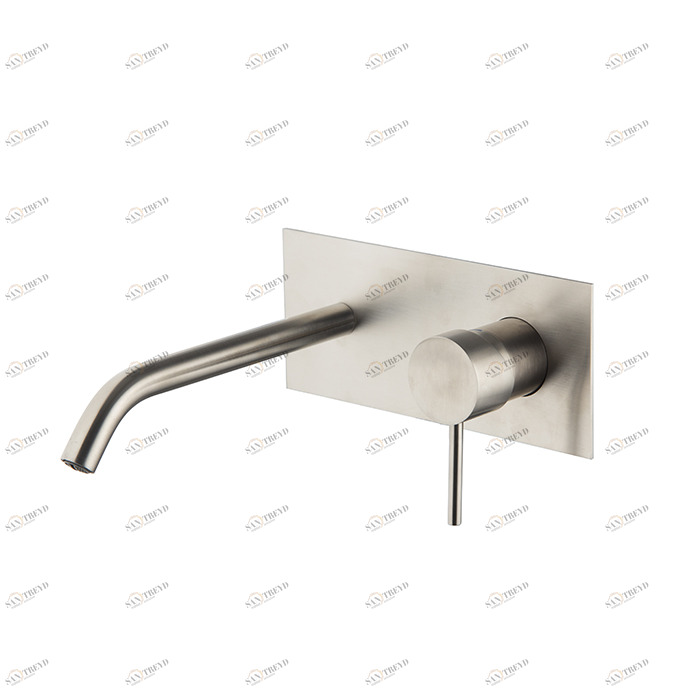 F3081LX5 Cмеситель для раковины для настенного монтажа FIMA CARLO FRATTINI Spillo Steel 