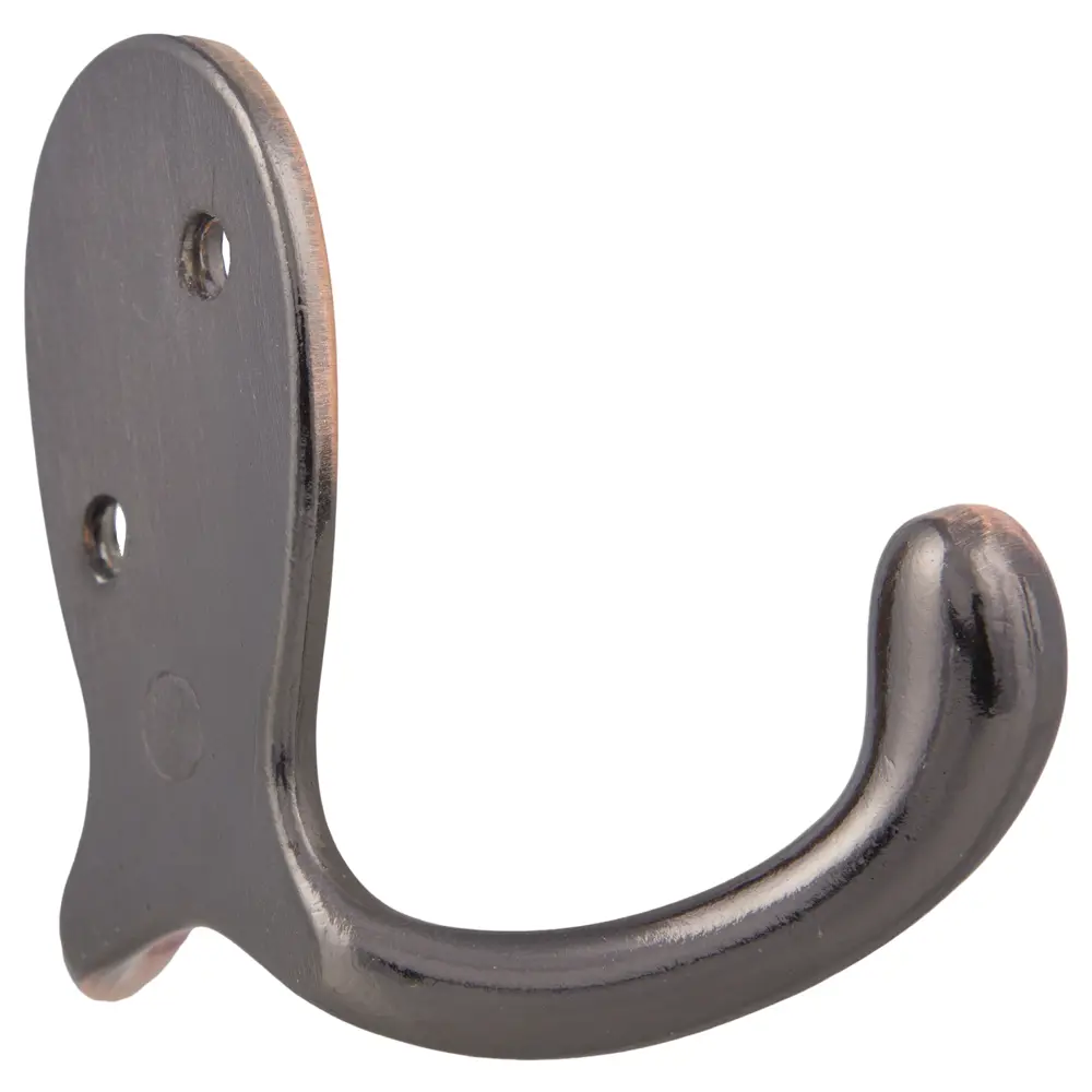 Крючок двухрожковый Модерн, металл, цвет медный LAMPLANDIA STLM-2186413 - Вид №1