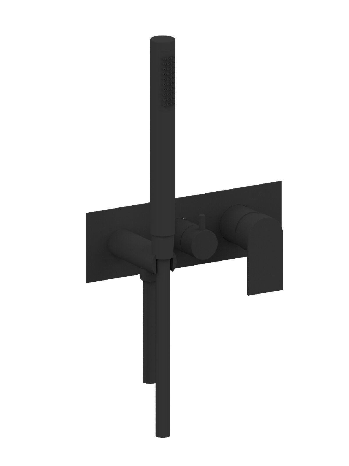 Однорычажный смеситель для душа с ручным душем Rubinetterie Frattini отдельная эстетика ARCH-00087296 - Вид №5