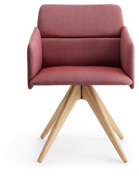 Crassevig Вращающийся стул на козелке из ткани Aura sun-id-1362823 - Вид №1