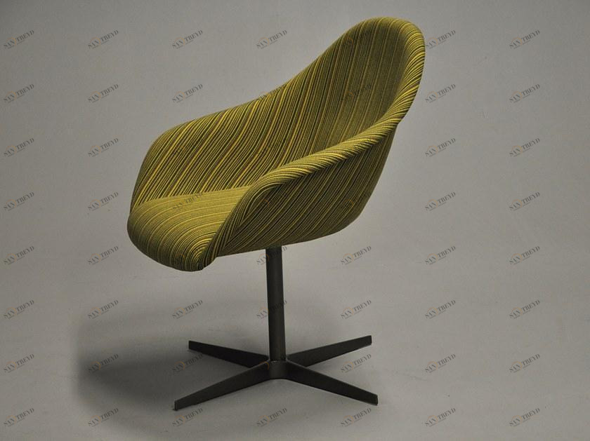 mminterier Вращающееся кресло из ткани с 4 спицами и подлокотниками Wok sun-id-1460263