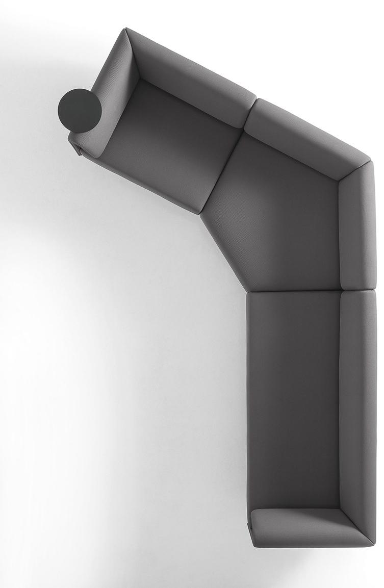 Kastel Кожаный диван с журнальной полкой по контракту Klint sun-id-1465648 - Вид №3