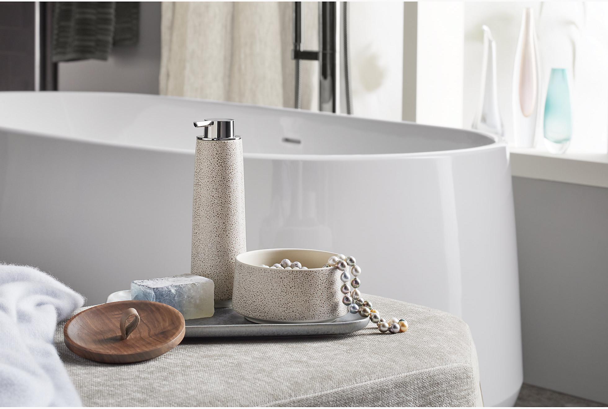 KOHLER Набор аксессуаров Bente , состоящий из двух частей, Oyster Pearl K-29591-SSP-HDN  - Вид №5