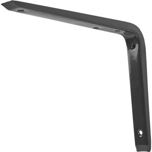 Кронштейн для полки Ренифорс 25x20 см нагрузка до 25 кг металл цвет чёрный