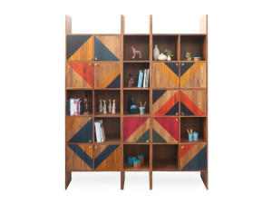 Отдельно стоящий книжный шкаф из тикового дерева