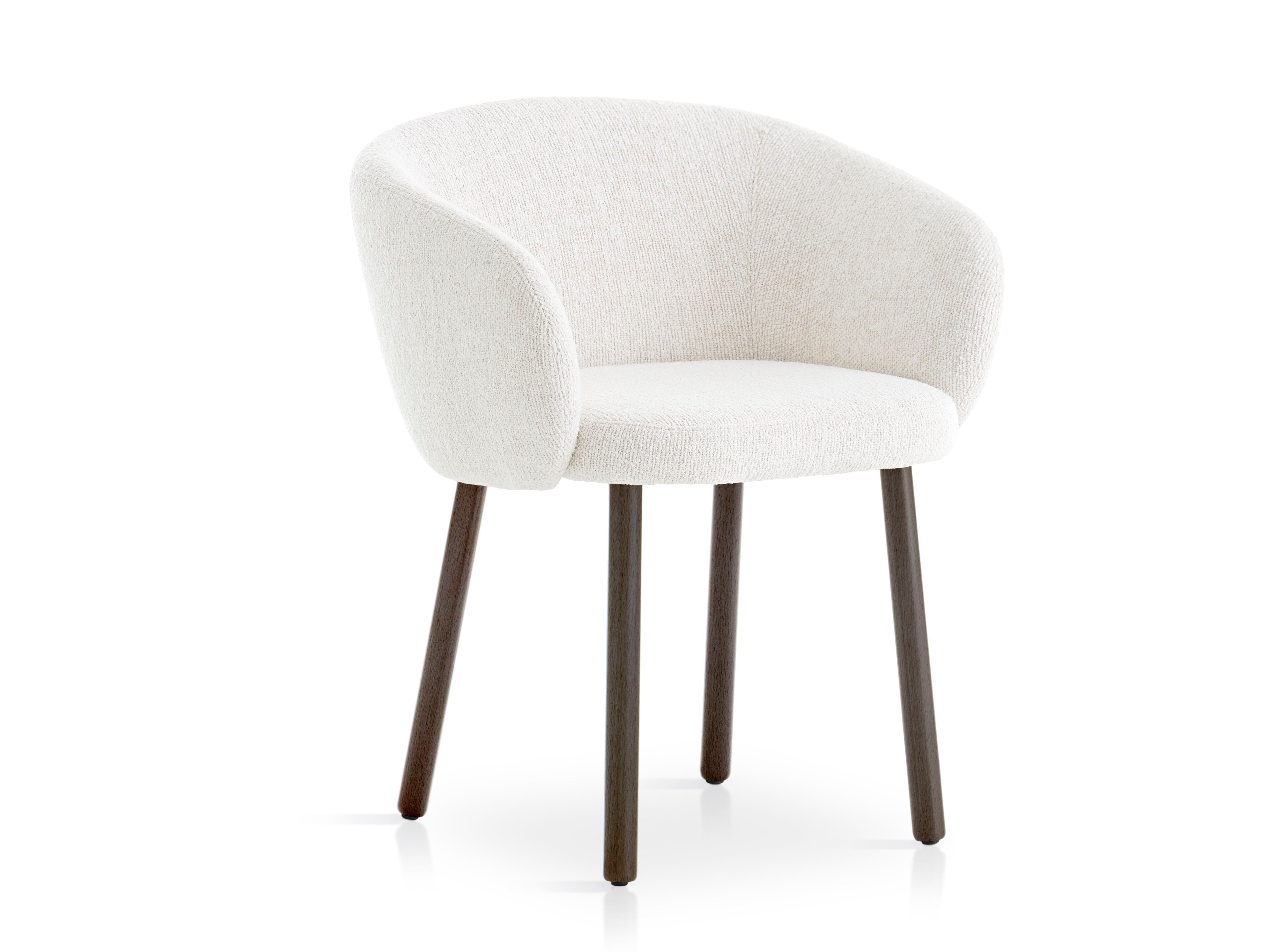 Мягкий тканевый стул с подлокотниками EXPORMIM HUMA ARCH-00102955