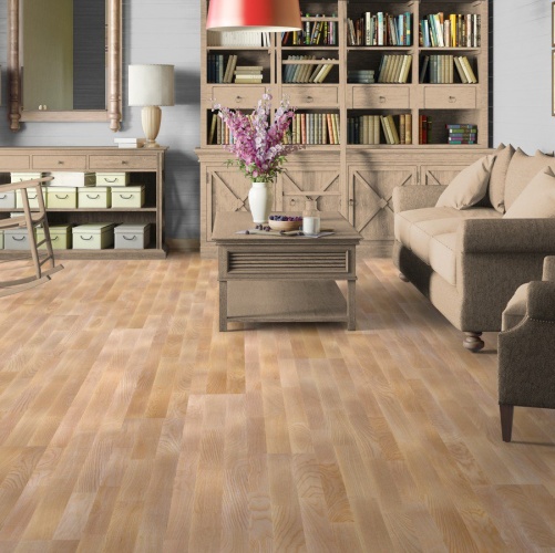 Паркетная доска Tarkett Ясень тирамису браш  DG 3100200027 - Вид №4