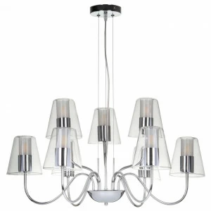 Подвесная люстра Freya Ursula FR5017PL-09CH FREYA ДИЗАЙНЕРСКИЕ, URSULA 312789 Хром