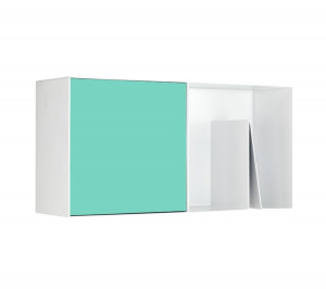 Ex.T Notch Cabinet 2 Модульная система с дверью бирюзового цвета EXFORM2/6034