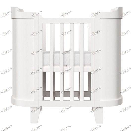 Кроватка-трансформер Elegance белая ELLIPSE ELLIPSE ELEGANCE 351729 Белый Santreyd 