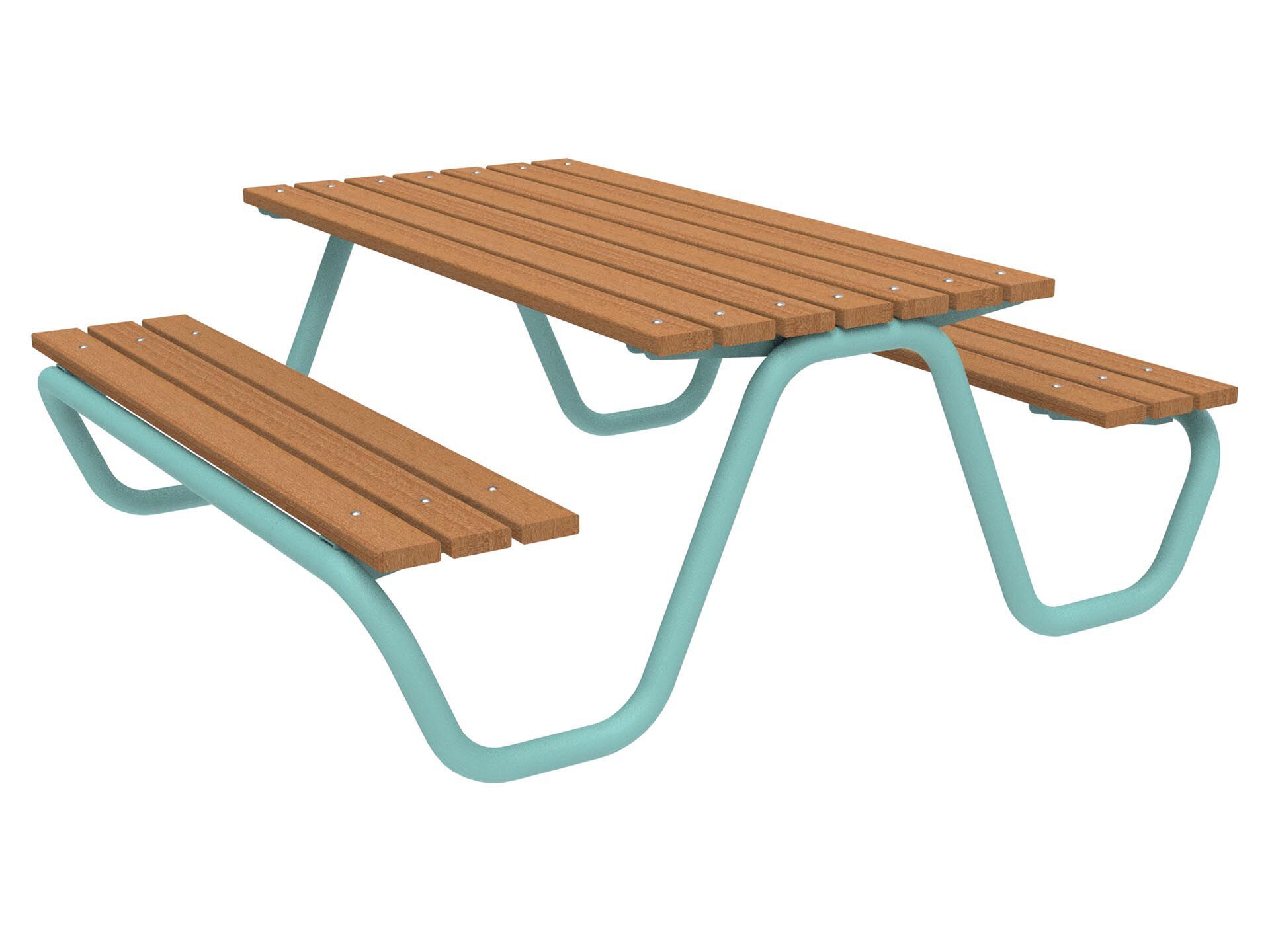 Стол для пикника со встроенными скамейками Lazzari GRAZ ARCH-00017279 - Вид №8